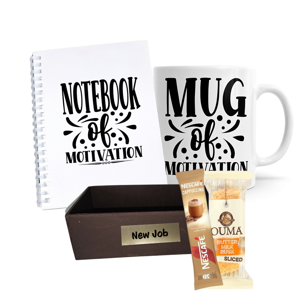 Motivation notebook gift set