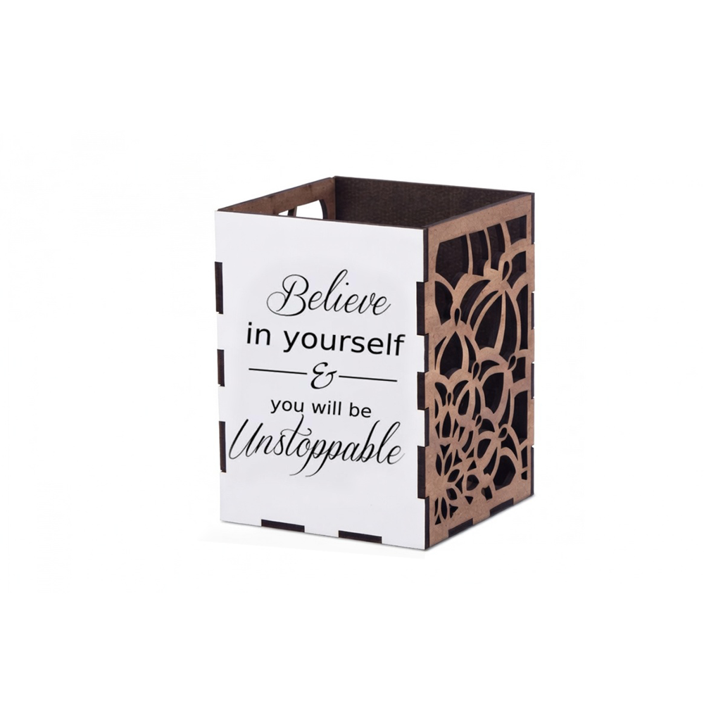 Believe pencil holder and notebook gift set - Image 3