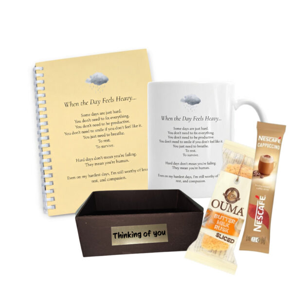 Days heavy notebook and cup set