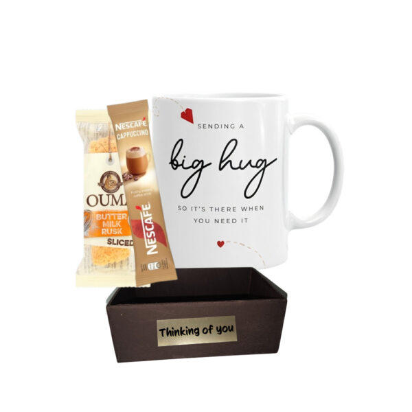 Sending hug mug set