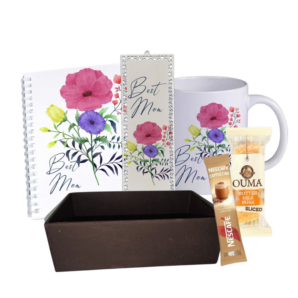 Notebook bookmark & mug set