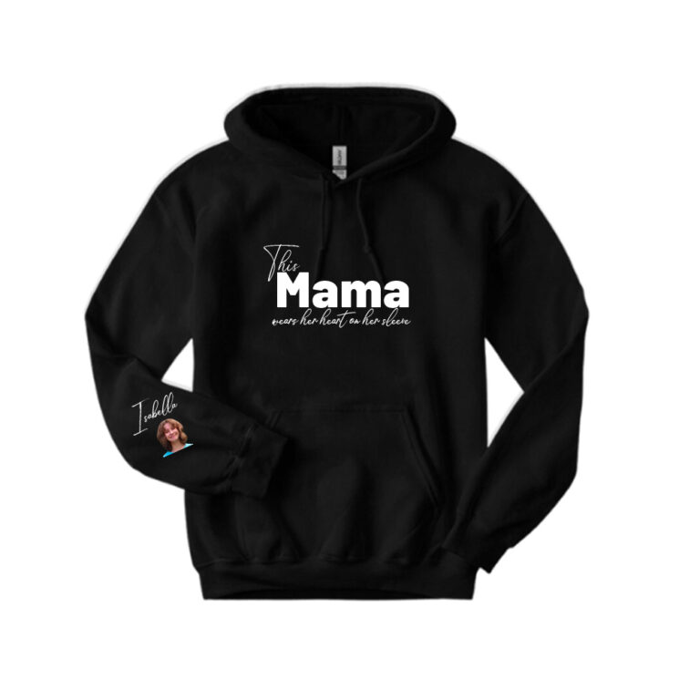 this mama black hoodie