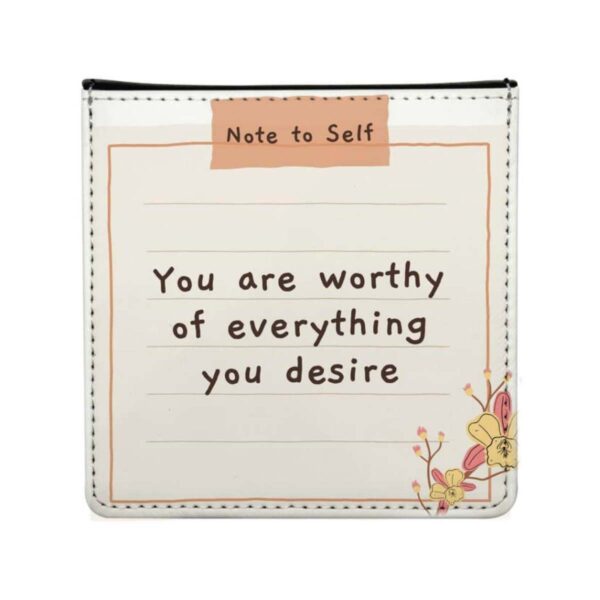 Custom note to self pu holder (notepad paper)