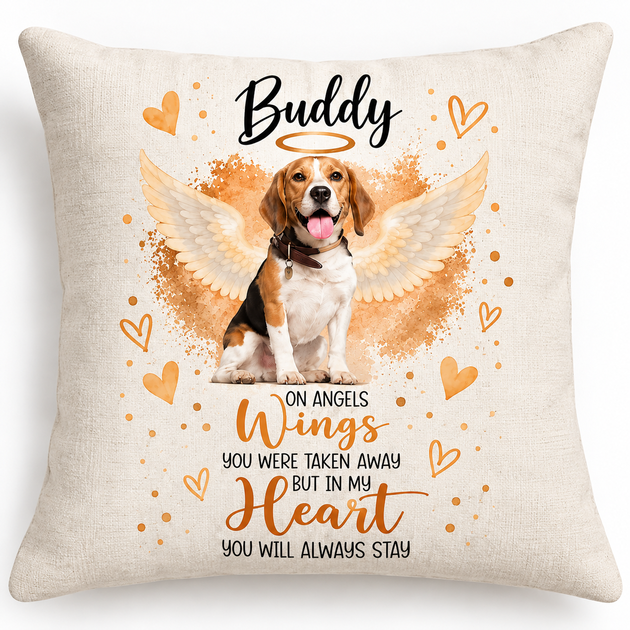 Wings pet Personalised Cushion