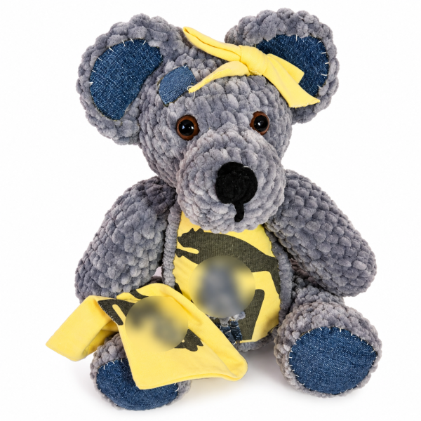 Memory Bear – A Beautiful Tribute-GREY